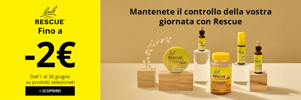 Offerta di fiori di Bach Rescue