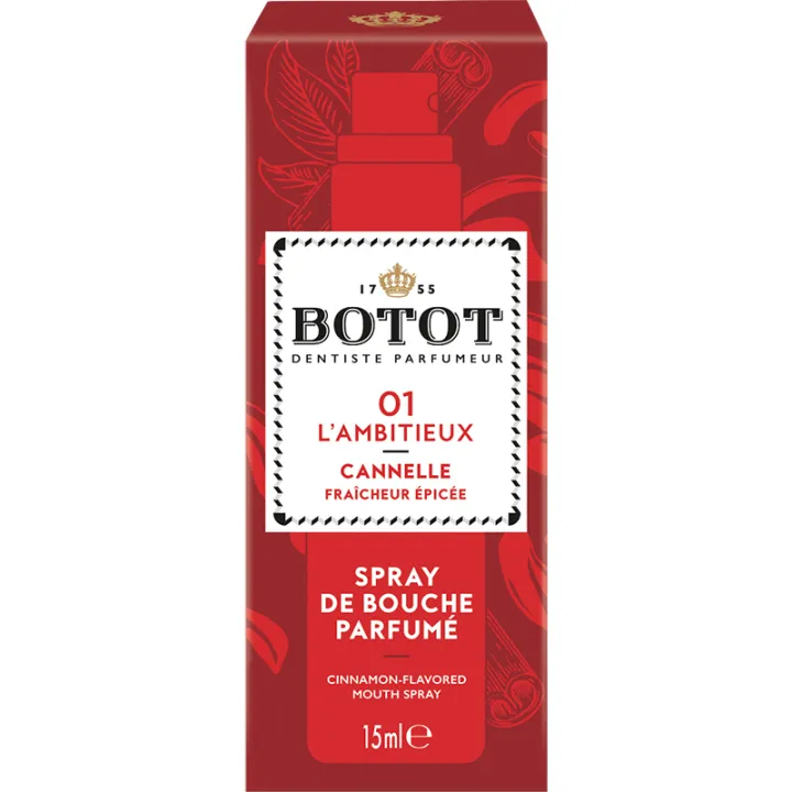 Spray bucal perfumado de 15 ml de Botot