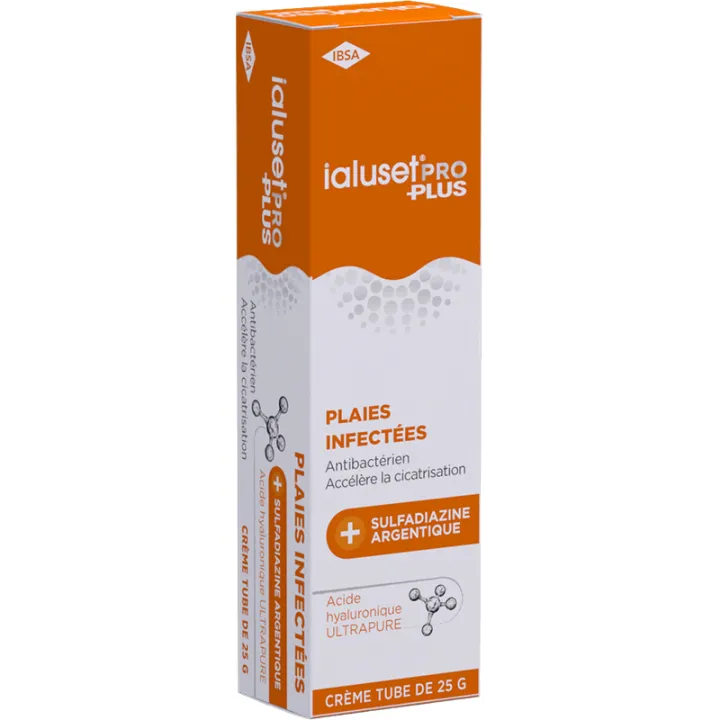 Ialuset Pro Plus Crema ferite infette 25g