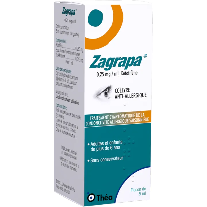 Zagrapa Colirio Antialérgico 5ml
