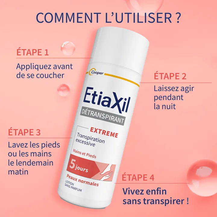Etiaxil Antitranspirante Extremo para Manos y Pies, 100 ml