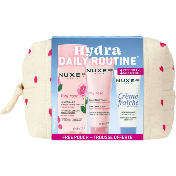 Nuxe Very Rose Moisturizing Routine Kit