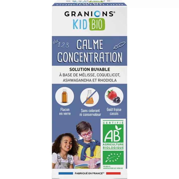 Granions Kid Organic Calm and Concentration 125 ml 