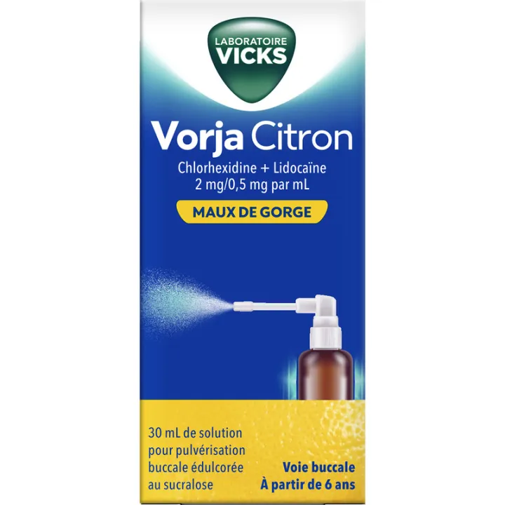Vorja 2 mg/0,5 mg par ml spray buccal 30 ml Vicks