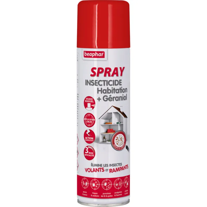 Beaphar Spray Insecticide Habitation + Géraniol