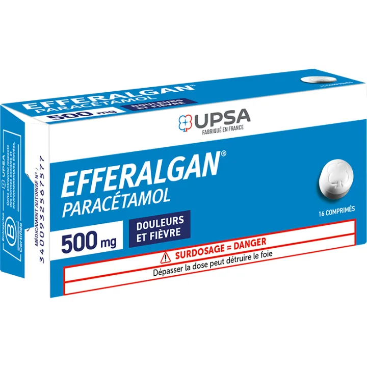 EfferalganMed Paracetamol 500 mg 16 Tabletten