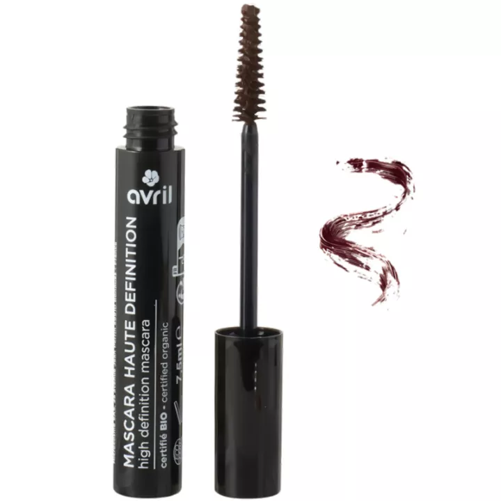 Avril Organic Brown Mascara a lunga durata 9 ml