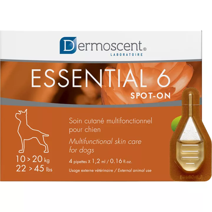 Dermoscent Essential 6 Spot-On Igiene e bellezza del pelo di cani e gatti