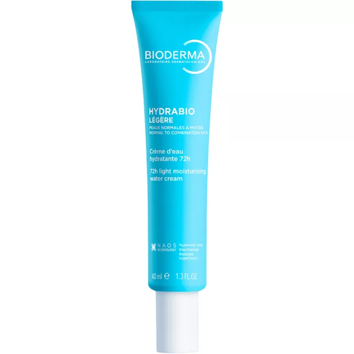 Bioderma Hydrabio Légère Moisturizing Water Cream 72h 40 ml