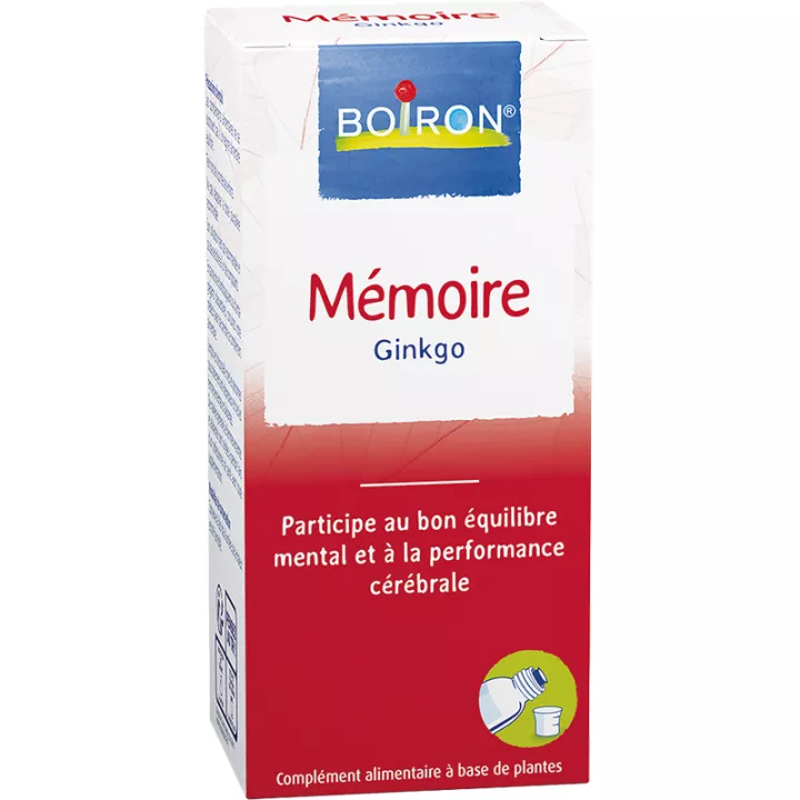 Ginkgo biloba moedertinctuur Mémoire Boiron 60ML