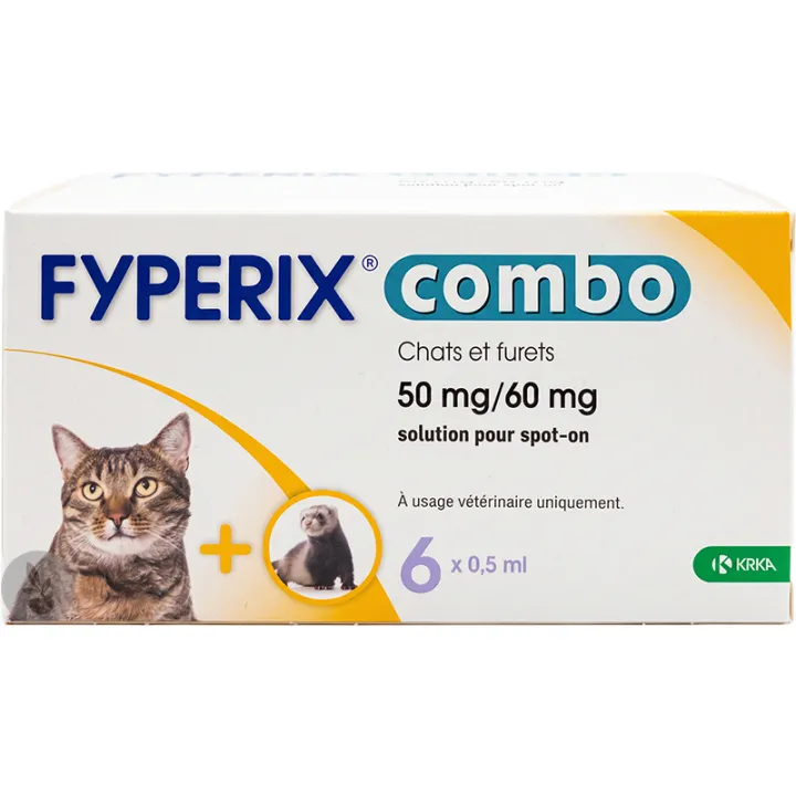 Fyperix Combo para gatos y hurones 50/60 mg, gota para la piel