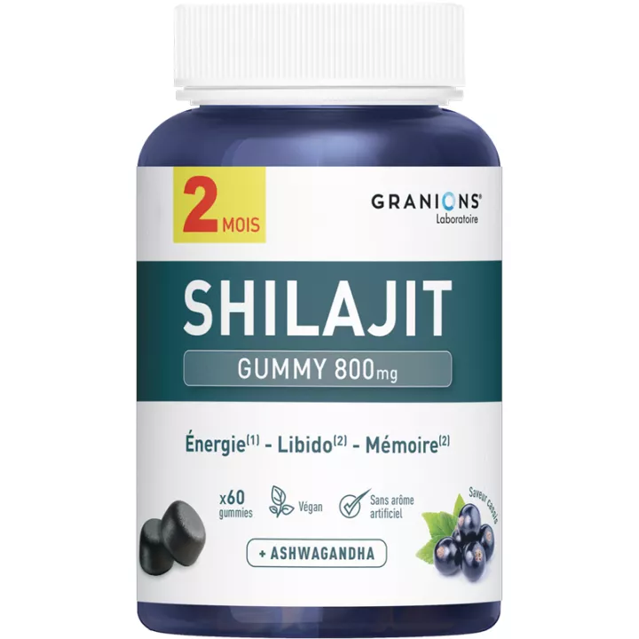 Granions Shilajit 1000mg Energie & Immuniteit 60 capsules