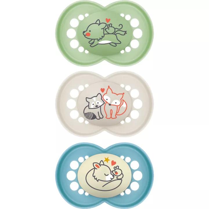 Chupetes Mam Original +18 Meses pack de 3