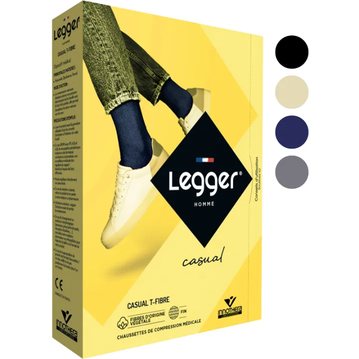Legger Casual T-Fibre Support Socks Class 2 para homem