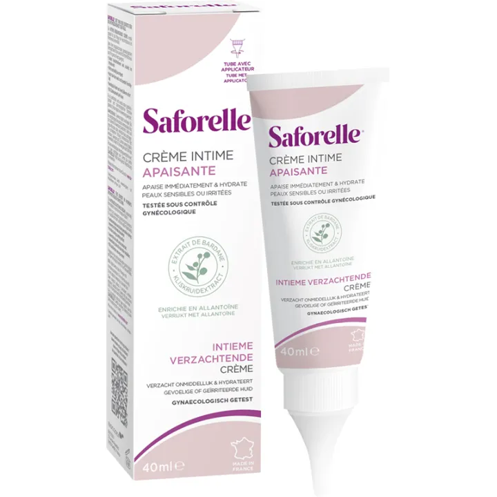 Saforelle Crema íntima calmante: calma e hidrata