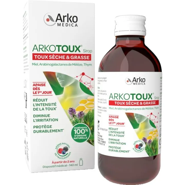Arkopharma Arkotoux Xarope para o alívio da tosse 140 ml