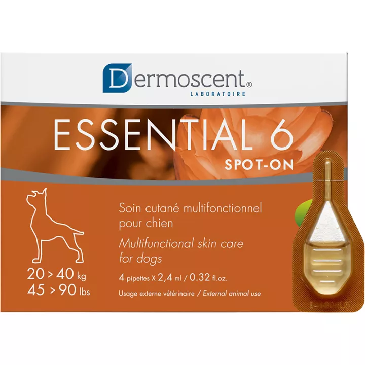 Dermoscent Essential 6 Spot-On Igiene e bellezza del pelo di cani e gatti