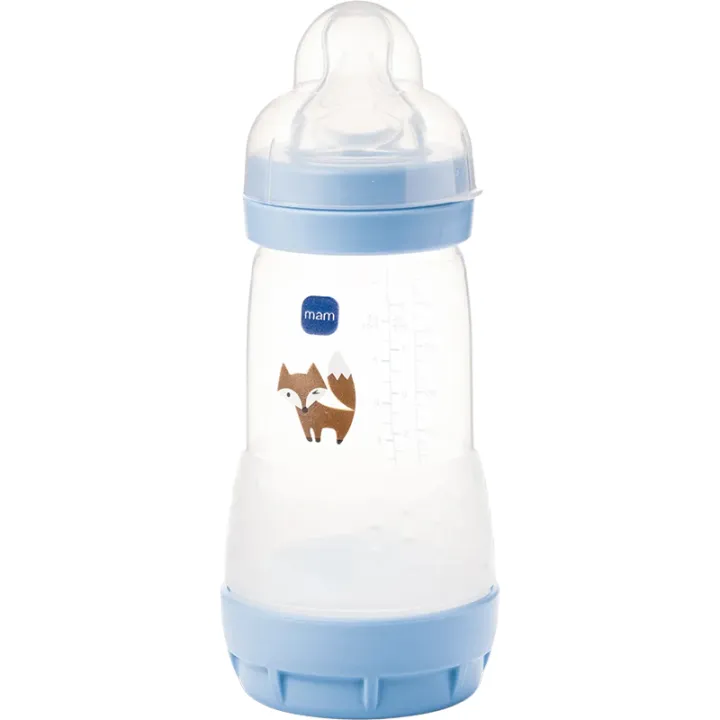 Mam Biberon Easy Start Anti-Colique Couleur de la Nature +2 Mois 260 ml