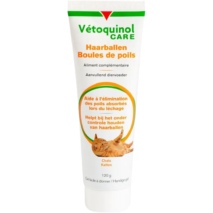 Vetoquinol Care Haarballen Katze Tube 120g