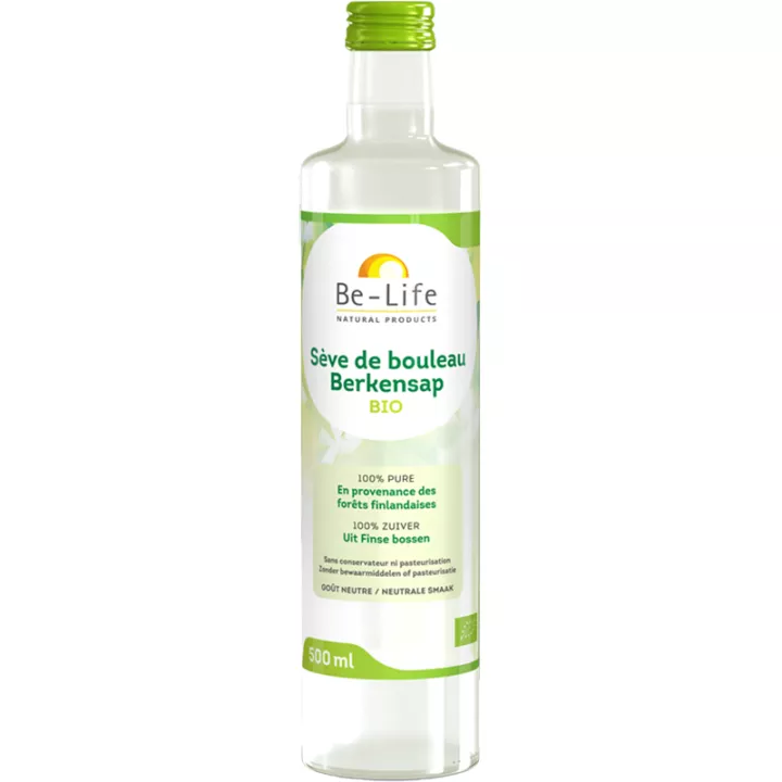 Be-Life Sève de Bouleau Bio Source de Vitalité 500 ml