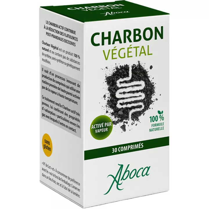 Aboca Charbon Végétal Actif 30 comprimés