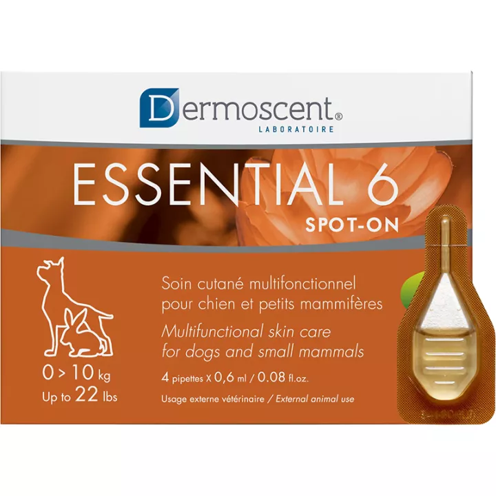 Dermoscent Essential 6 Spot-On Igiene e bellezza del pelo di cani e gatti