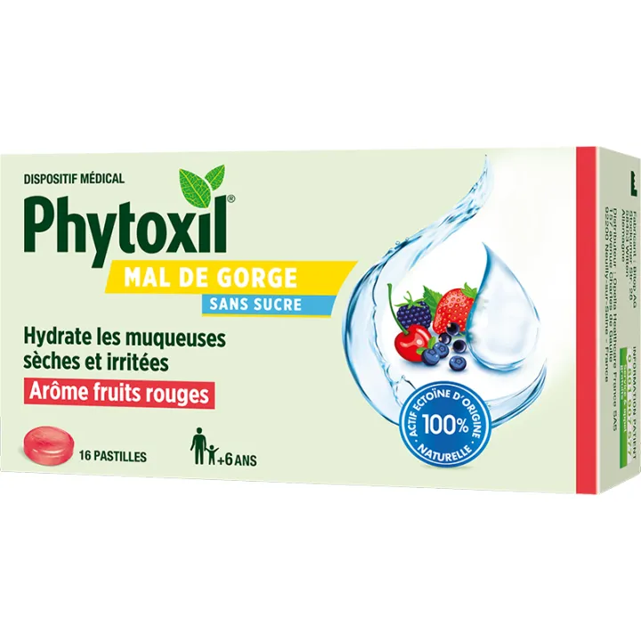 Phytoxil Garganta Irritada Sem Açúcar 16 pastilhas