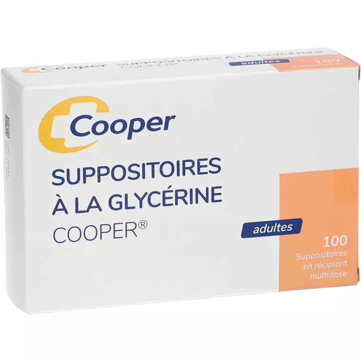 Glycérine Suppositoire Adulte Cooper