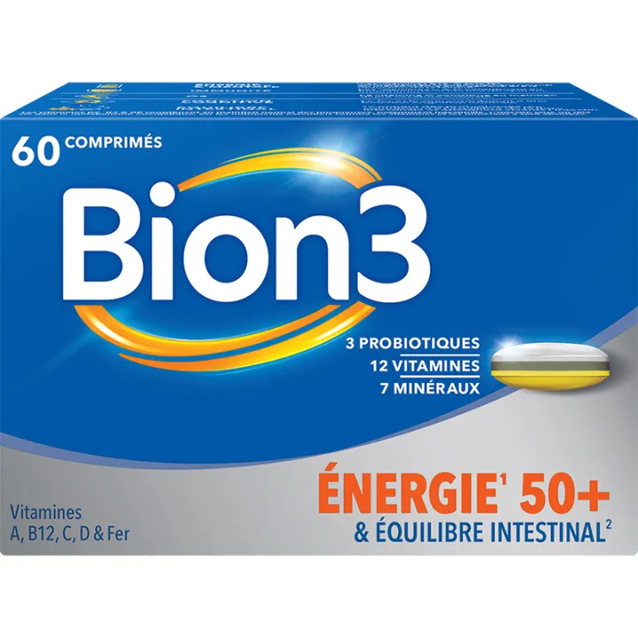 Bion 3 Energie 50+ Équilibre Intestinal