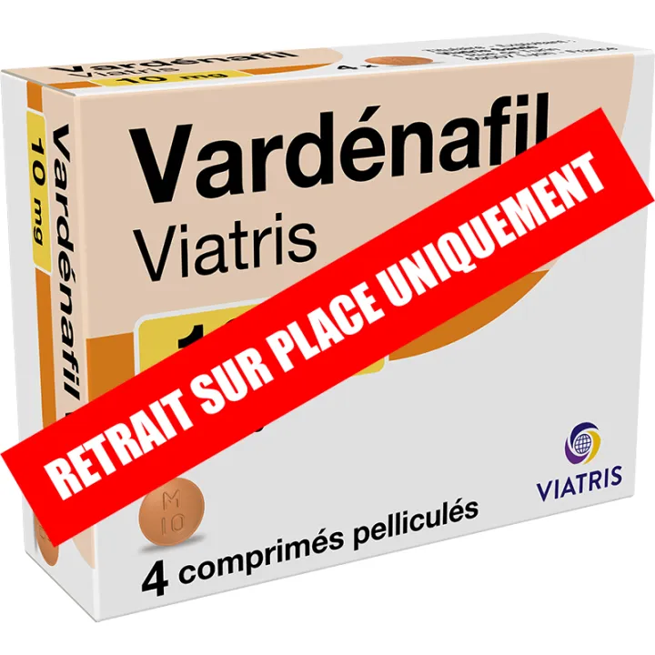 Vardenafil 10 mg Viatris Dysfonction Érectile comprimés