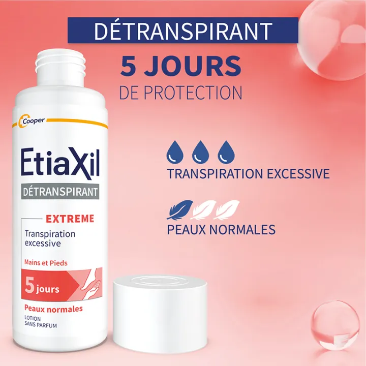 Etiaxil Antitranspirante Extremo para Manos y Pies, 100 ml