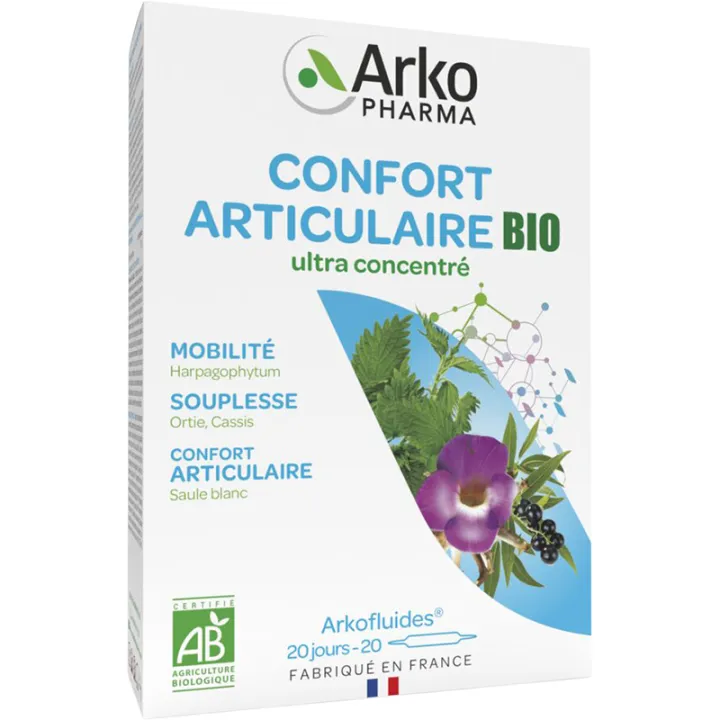 Arkofluides Articulations Organic 20 ampollas