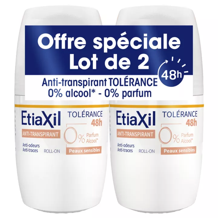 Etiaxil Anti-Transpirant Tolérance 48h Roll on 50 ml