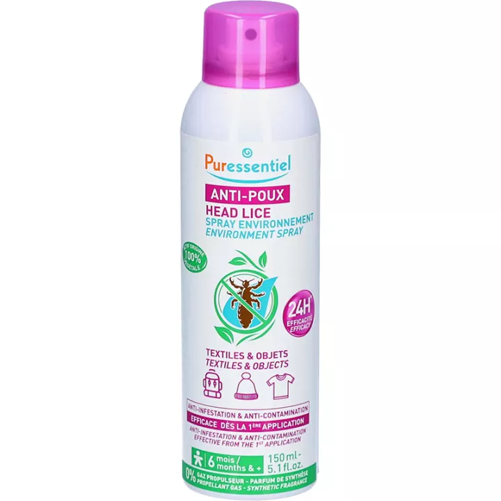 Puressentiel Anti-Läuse Umwelt Spray Textilien & Gegenstände 150ml