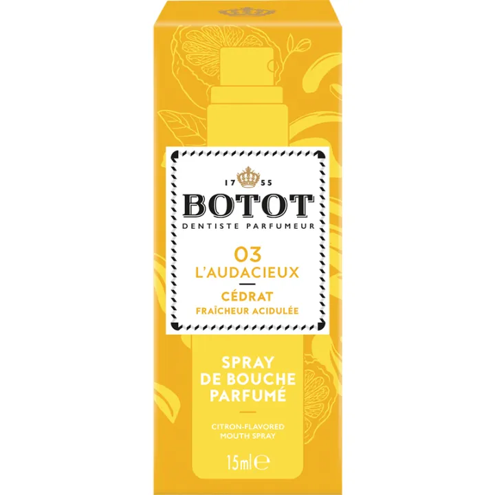 Spray bucal perfumado de 15 ml de Botot