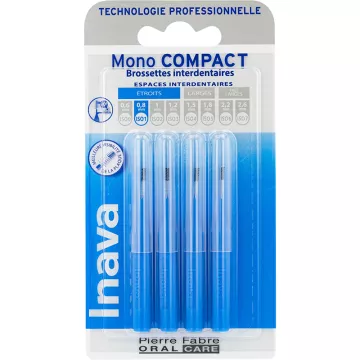 Cepillos interdentales Inava Mono Compact 0,8 mm