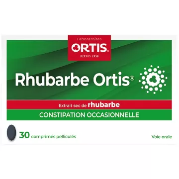 Ortis Rhubarb Occasional Constipation 30 Tablets