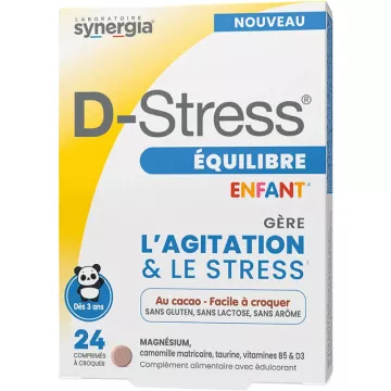 D-Stress Équilibre Enfant 24 comprimés à croquer