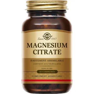 Solgar Magnesiumcitrat 60 Tabletten