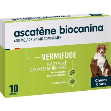 Biocanina Ascatène Perro y Gato 10 comprimidos