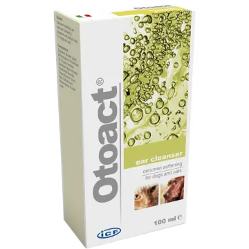Otoact Cerumenolytische Oorreiniger voor Katten, Honden & Konijnen 100ml
