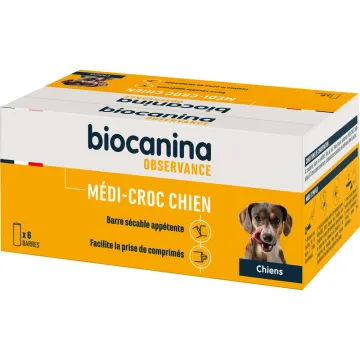 Biocanina Médi-croc Dog: 6 Appetizing, Breakable Bars