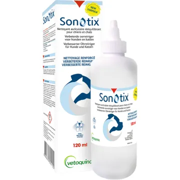 Sonotix Balancing Ear Cleanser voor honden en katten 120ml