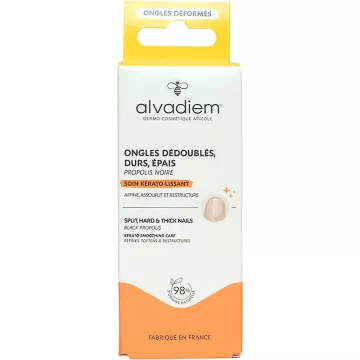 Alvadiem Cuidado de Uñas Queratoalisante con Propóleo Negro 10 ml