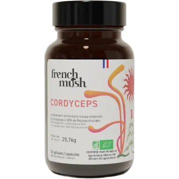 French Mush Cordyceps Energie & Prestatie 56 capsules