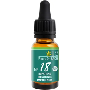 Bach bloesemremedies Inebios Impatiens nr. 18