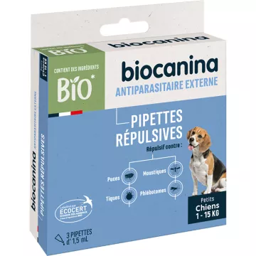 Biocanina Pipetas Repelentes de Perros X3