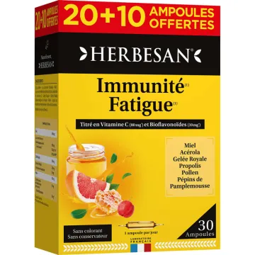 Herbesan Immunity Fatigue 30 Vials