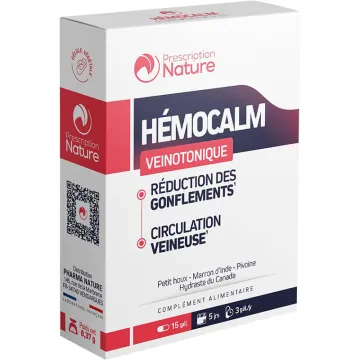 Prescription Nature Hemocalm 15 Cápsulas