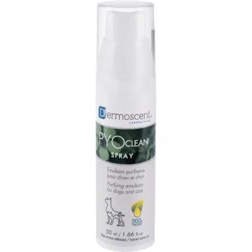 Dermoscent PYOClean Spray Émulsion Purifiante Chat & Chien 50ml 